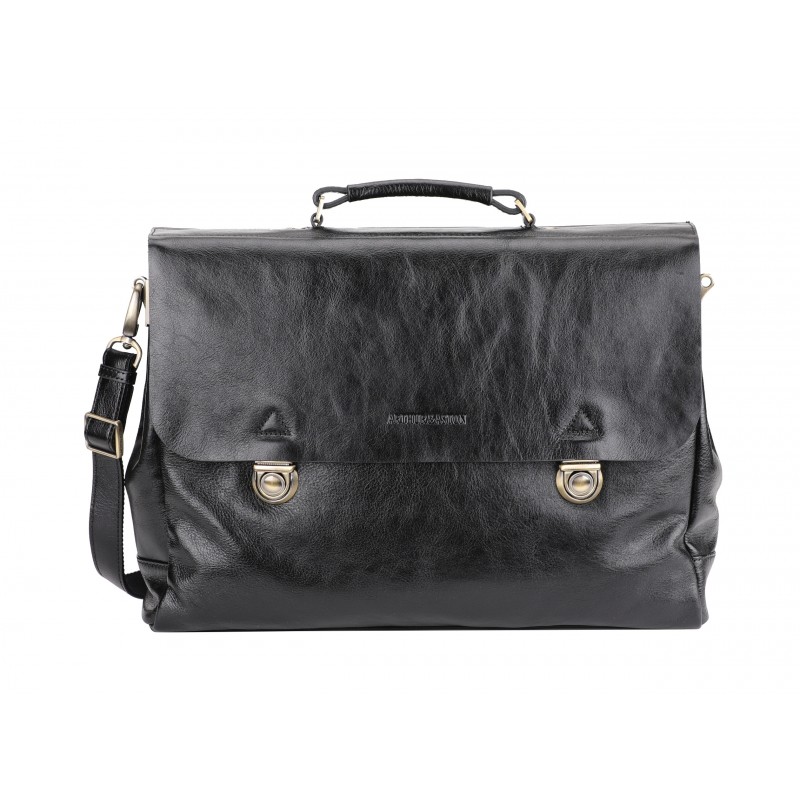 Serviette Sergio cuir vachette végétal Serviette Sergio cuir vachette végétal