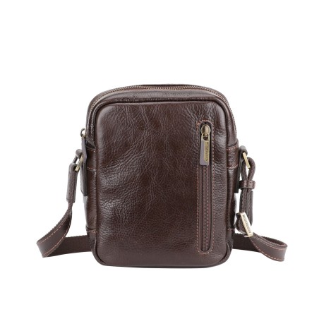 Sac travers Sergio cuir vachette végétal