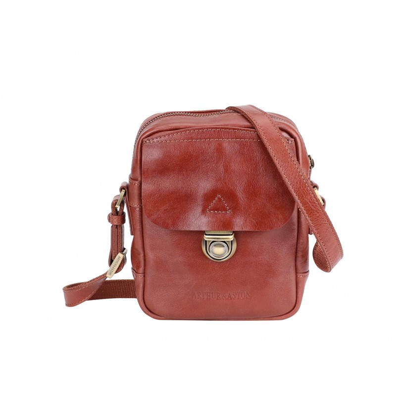 Sac travers Sergio cuir vachette végétal Sac travers Sergio cuir vachette végétal