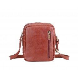 Sac travers Sergio cuir vachette végétal