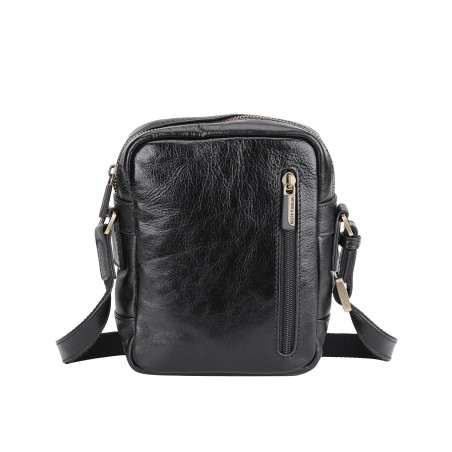 Sac travers Sergio cuir vachette végétal
