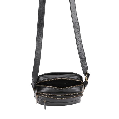 Sac travers Sergio cuir vachette végétal