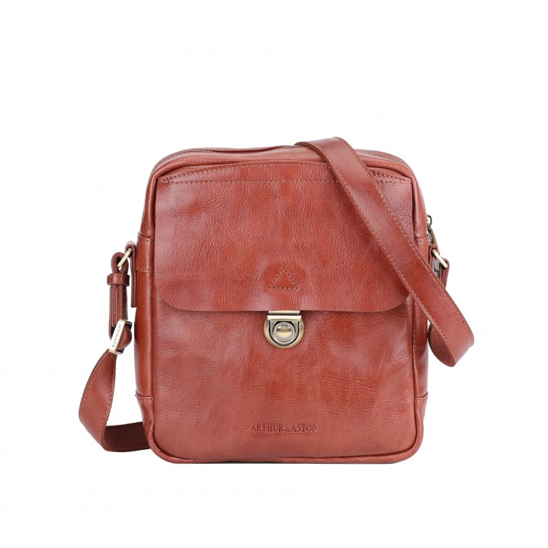 Sac travers Sergio cuir vachette végétal Sac travers Sergio cuir vachette végétal