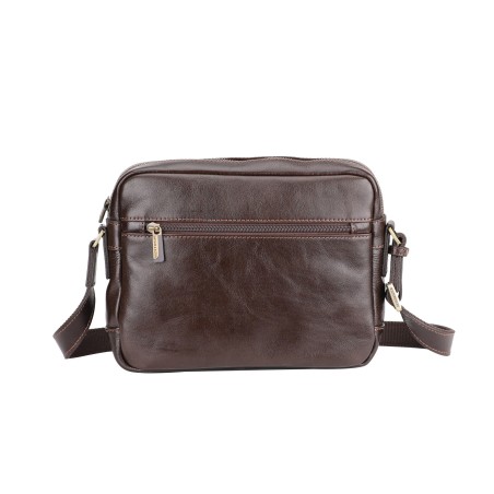 Sac besace Sergio cuir vachette végétal