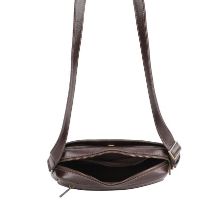 Sac besace Sergio cuir vachette végétal