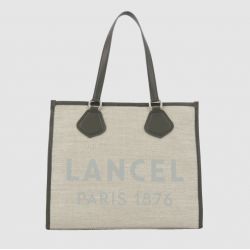 Grand Sac Cabas d'Eté L en Toile de Jute - Lancel