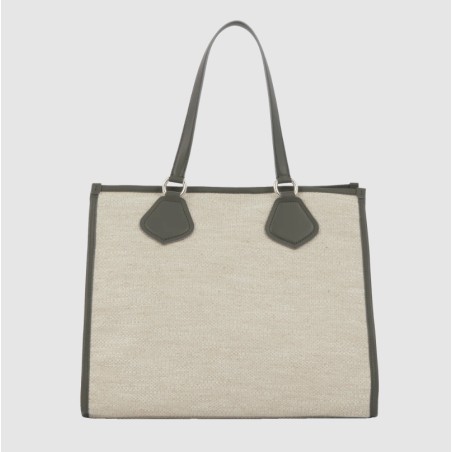 Grand Sac Cabas d'Eté L en Toile de Jute - Lancel