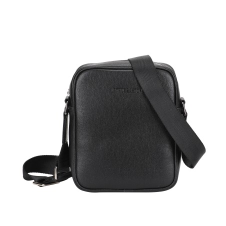 Sac travers Nelson croûte de cuir