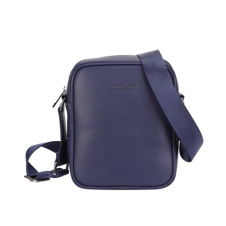 Sac travers Nelson croûte de cuir