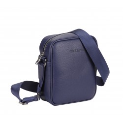 Sac travers Nelson croûte de cuir