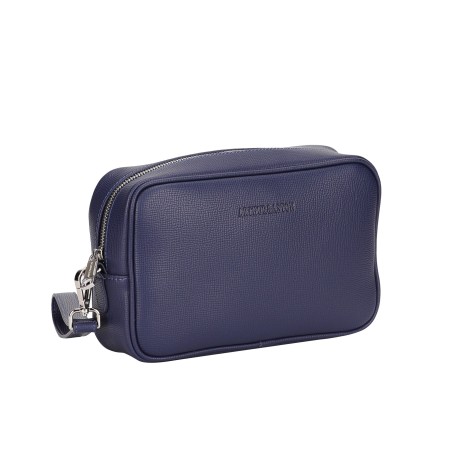 Pochette Nelson croûte de cuir
