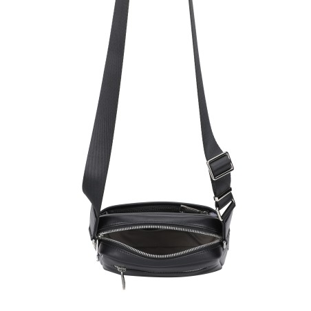 Sac travers Walter croûte de cuir