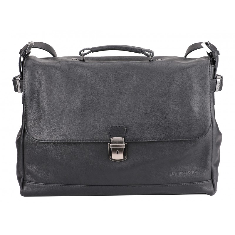 Serviette rabat Antonio cuir vachette Serviette rabat Antonio cuir vachette