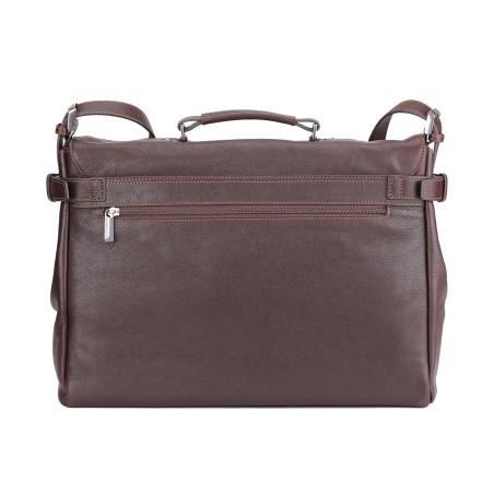 Serviette rabat Antonio cuir vachette
