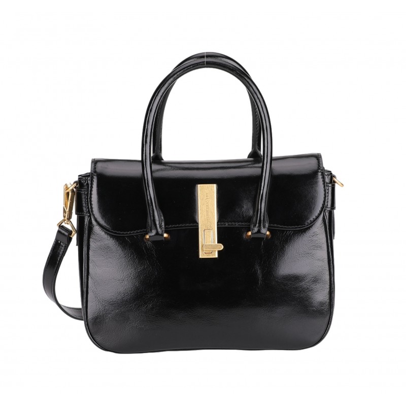 Sac à main rabat cuir Eva Sac à main rabat cuir Eva