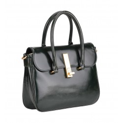 Sac à main rabat cuir Eva