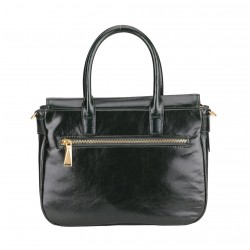 Sac à main rabat cuir Eva