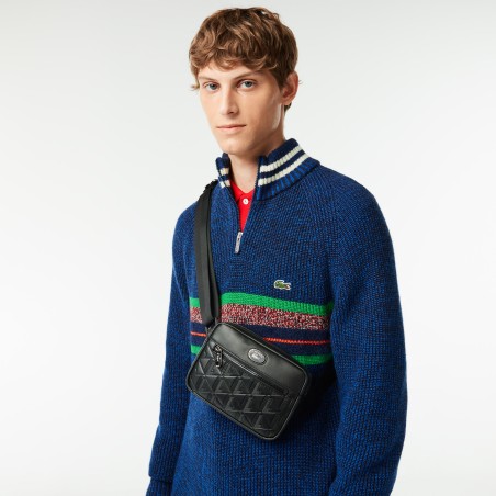 Sacoche Zippée Monogram en Synthétique - Lacoste