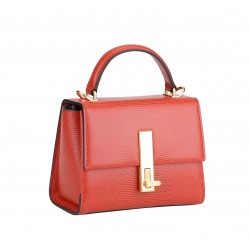 Sac à main rabat cuir Margot