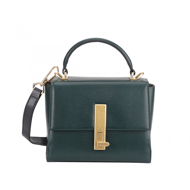 Sac à main rabat cuir Margot Sac à main rabat cuir Margot