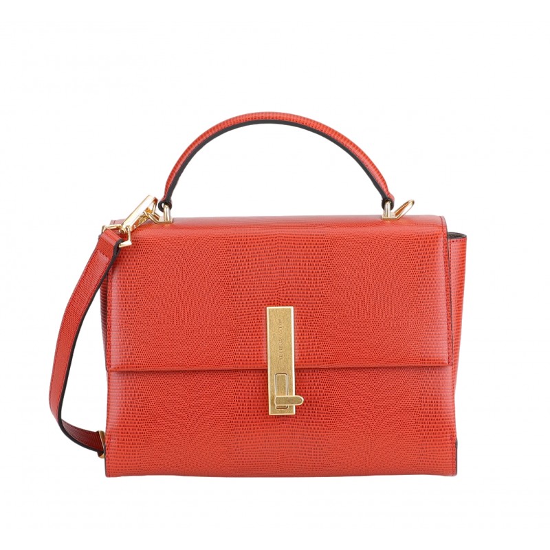 Sac à main rabat cuir Margot Sac à main rabat cuir Margot