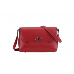 Sac bandoulière croûte de cuir Jeanne