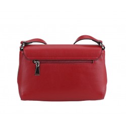 Sac bandoulière croûte de cuir Jeanne