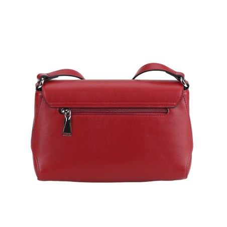 Sac bandoulière croûte de cuir Jeanne
