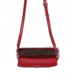 Sac bandoulière croûte de cuir Jeanne