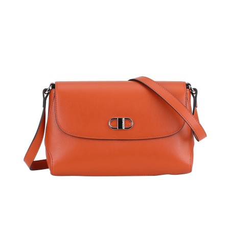 Sac bandoulière croûte de cuir Jeanne