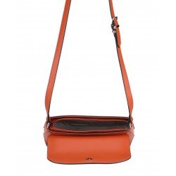 Sac bandoulière croûte de cuir Jeanne