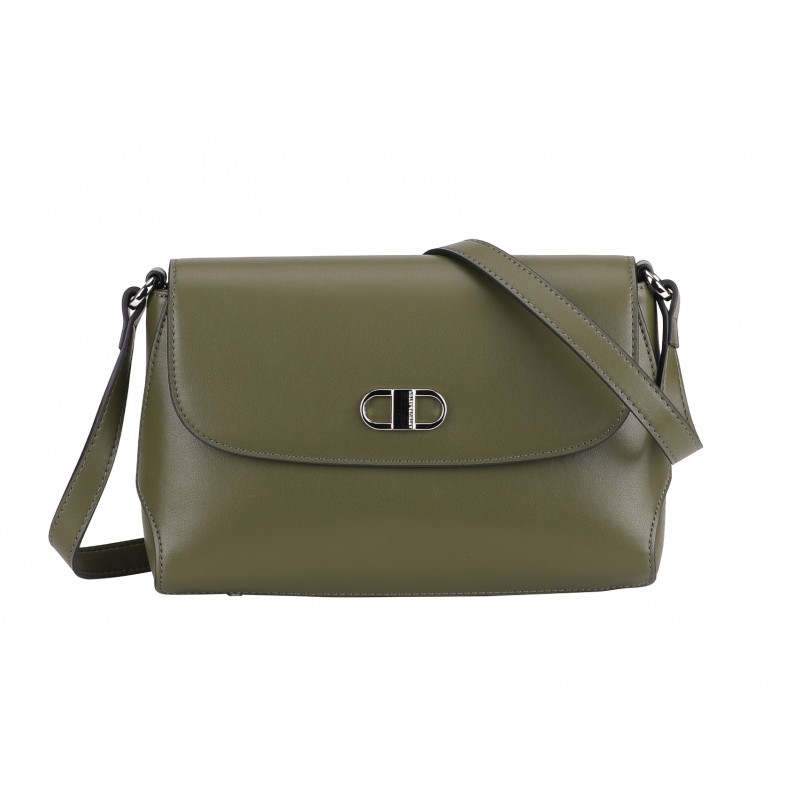 Sac bandoulière croûte de cuir Jeanne