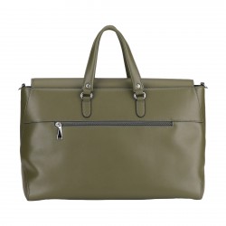 Sac de voyage croûte de cuir Jeanne