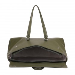 Sac de voyage croûte de cuir Jeanne