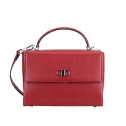 Sac à Main à rabat croûte de cuir Jeanne