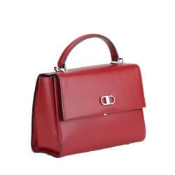 Sac à Main à rabat croûte de cuir Jeanne