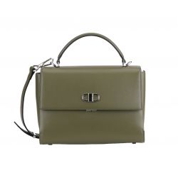 Sac à Main à rabat croûte de cuir Jeanne