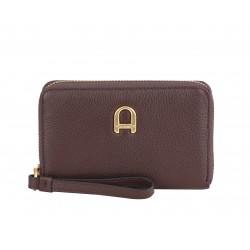 Portefeuille zippé cuir Camille