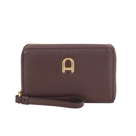Portefeuille zippé cuir Camille