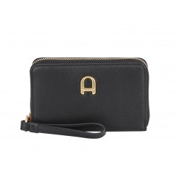 Portefeuille zippé cuir Camille