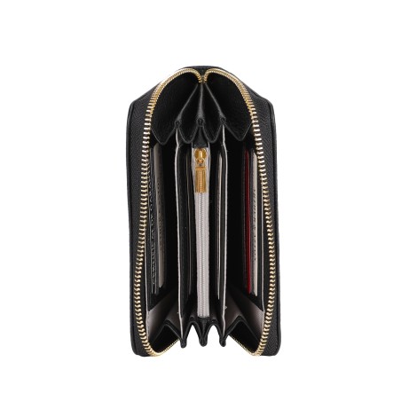 Portefeuille zippé cuir Camille