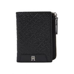 Portefeuille TH Monogram en cuir