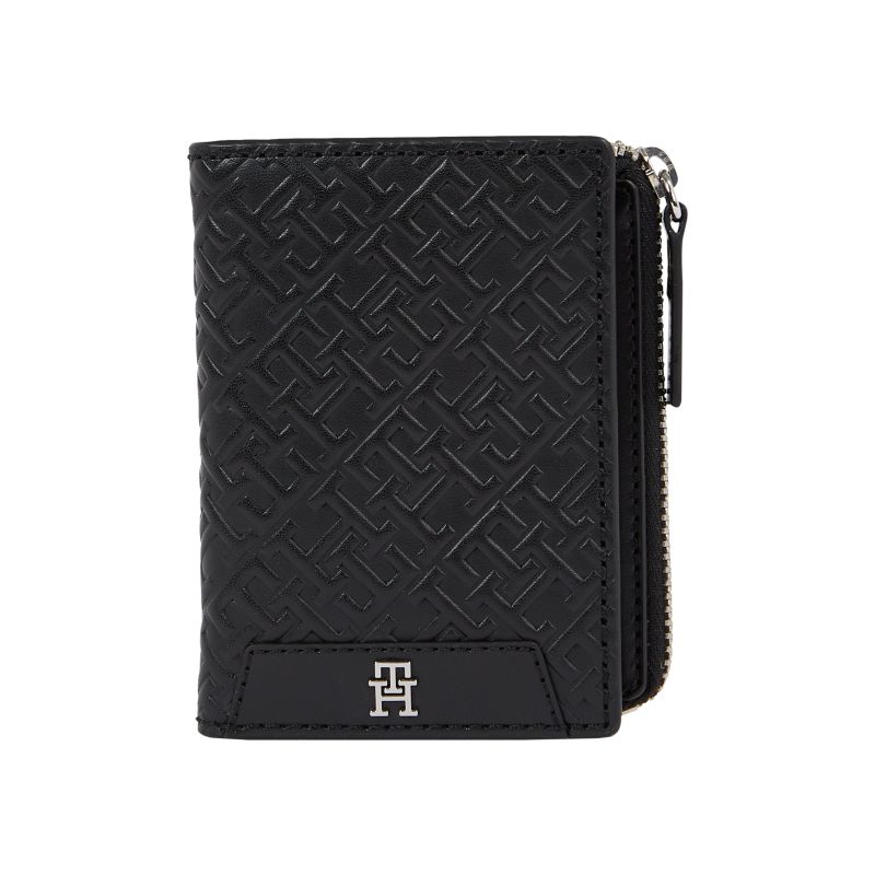 Portefeuille TH Monogram en cuir Portefeuille TH Monogram en cuir