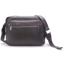 Besace Zippée en Cuir...