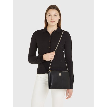 Pochette à Plaque Monogramme TH