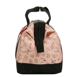 Sac de Voyage Allrounder M Kids Cats and Dogs Pink en Toile - Reisenthel