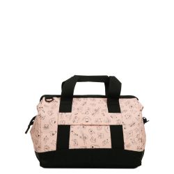 Sac de Voyage Allrounder M Kids Cats and Dogs Pink en Toile - Reisenthel