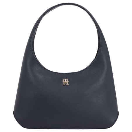 Sac Hobo à Plaque Monogramme TH