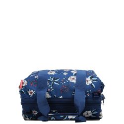 Sac de Voyage Allrounder M Garden Blue en Toile - Reisenthel