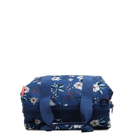 Sac de Voyage Allrounder M Garden Blue en Toile - Reisenthel